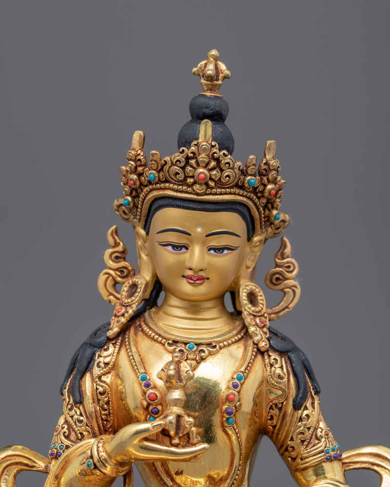 Buddhist Deity Vajrasattva Statue | Himalayan Traditional Artwork