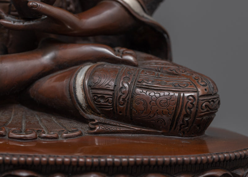 Shakyamuni Buddhas Body Art | Himalayan Traditional Oxidized Statue