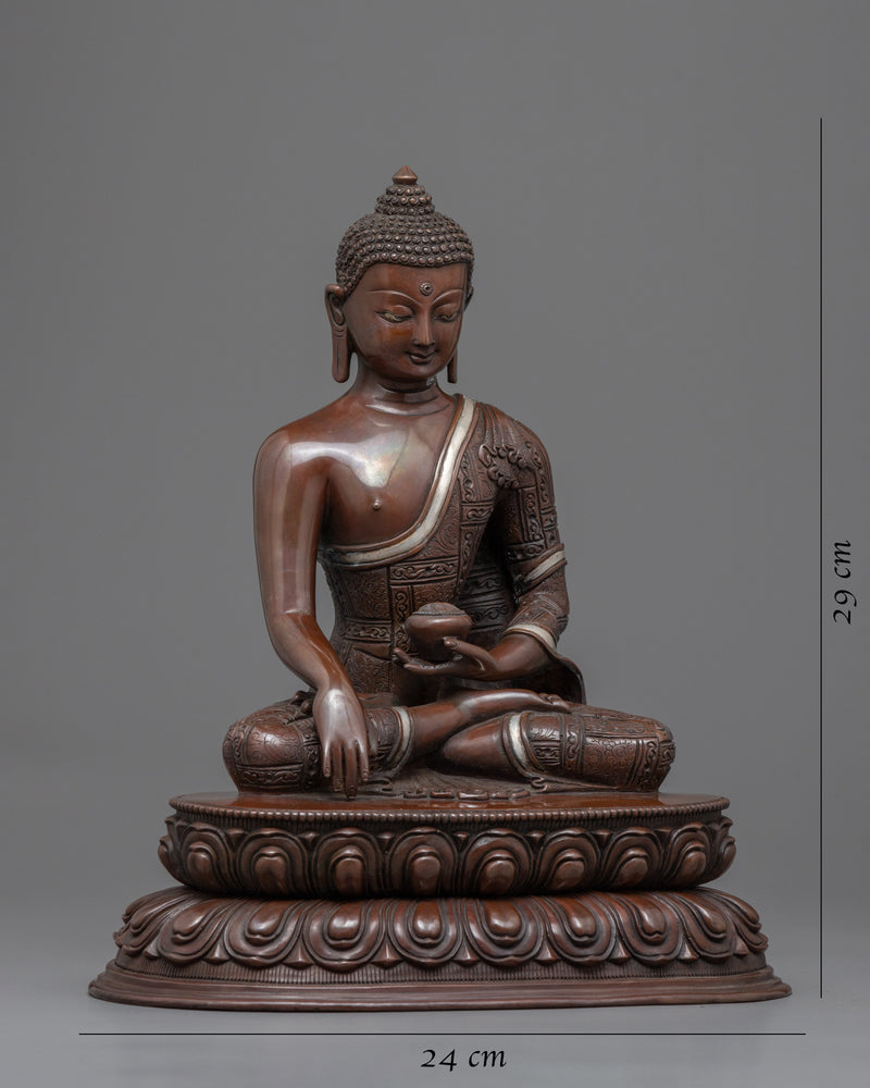 Shakyamuni Buddhas Body Art | Himalayan Traditional Oxidized Statue