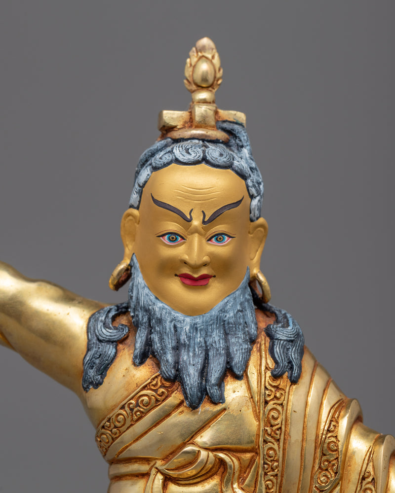 Dudjom Lingpa Rinpoche Statue | Gold Gilded Premium Statues