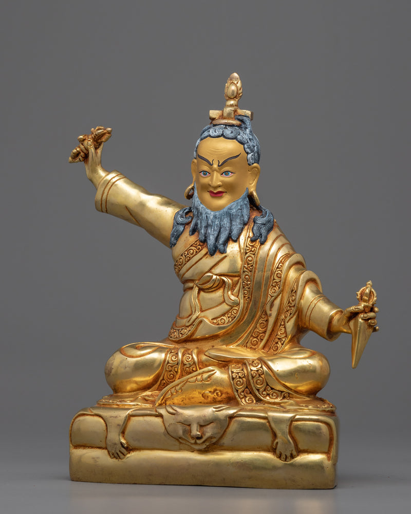 Dudjom Lingpa Rinpoche Statue | Gold Gilded Premium Statues