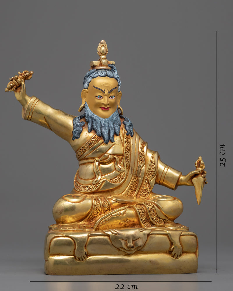 Dudjom Lingpa Rinpoche Statue | Gold Gilded Premium Statues