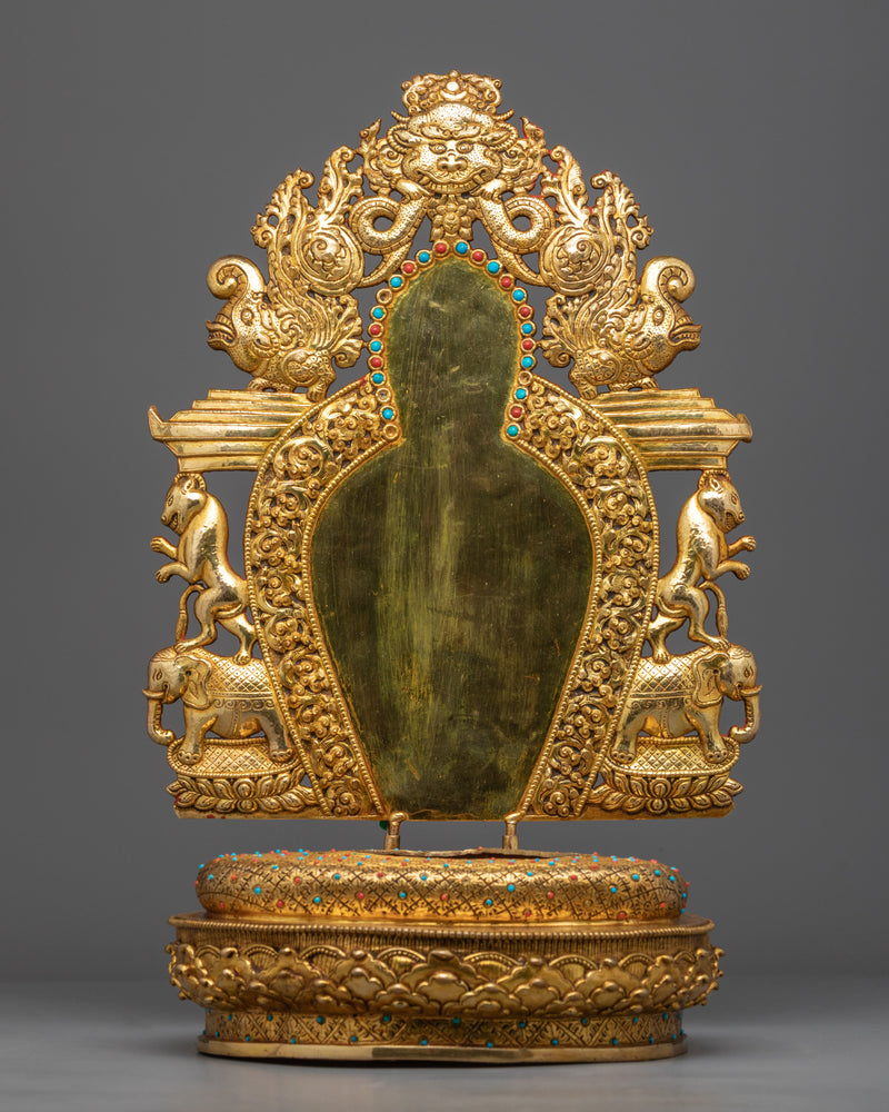 Handcrafted Tibetan Shakyamuni Buddha Statue | Tibetan Art Work