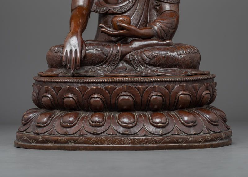 Fasting Buddha Shakyamuni Sculpture | Traditional Buddhist Statue