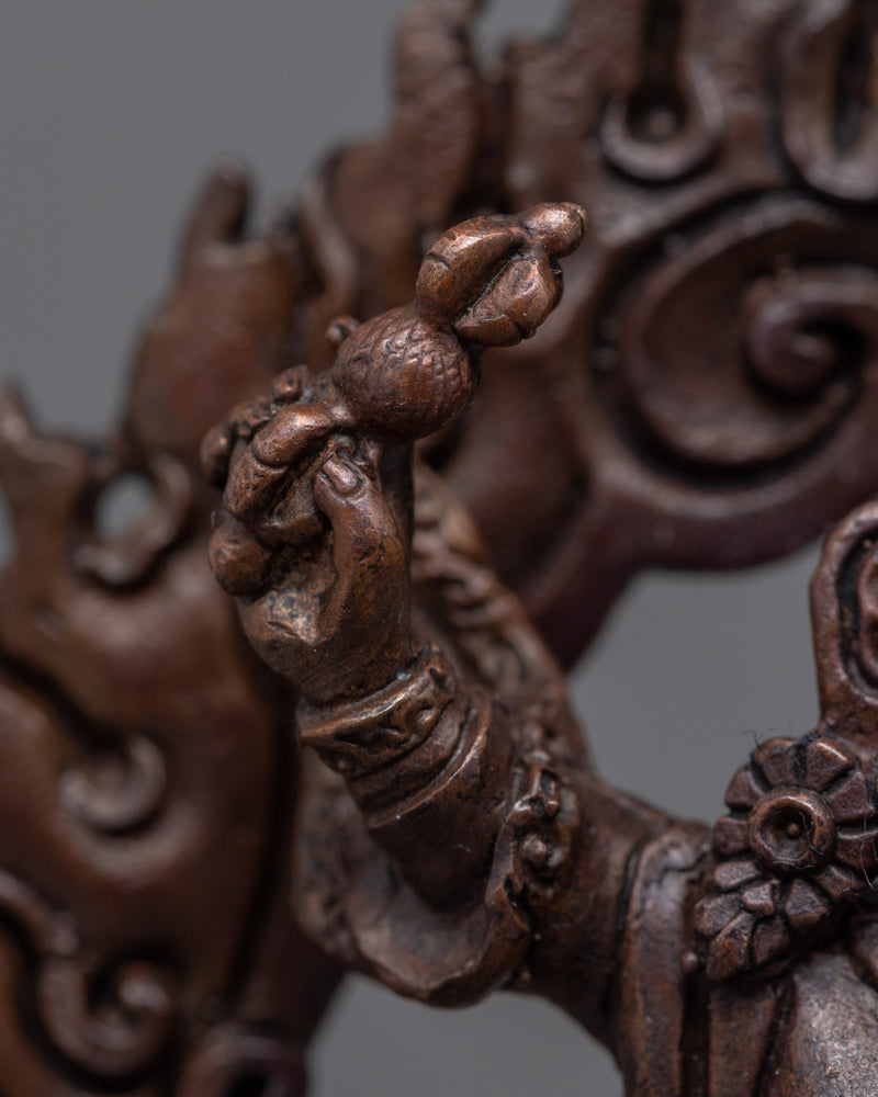 Guru Dorje Drolo Mini Statue | Himalayan Buddhist Deity