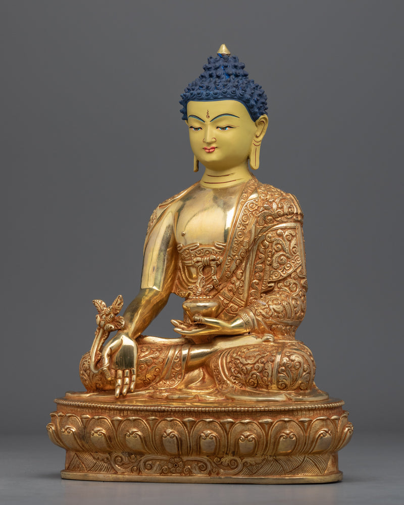 Medicine Master Buddha Statue | Buddhist Spiritual Deity Figurine