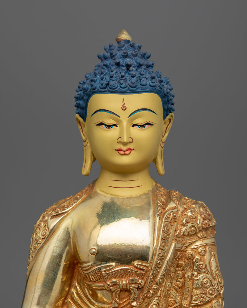 24K Gold Buddha Amitabha Statue | Traditionally Handcrafted Buddha Statue