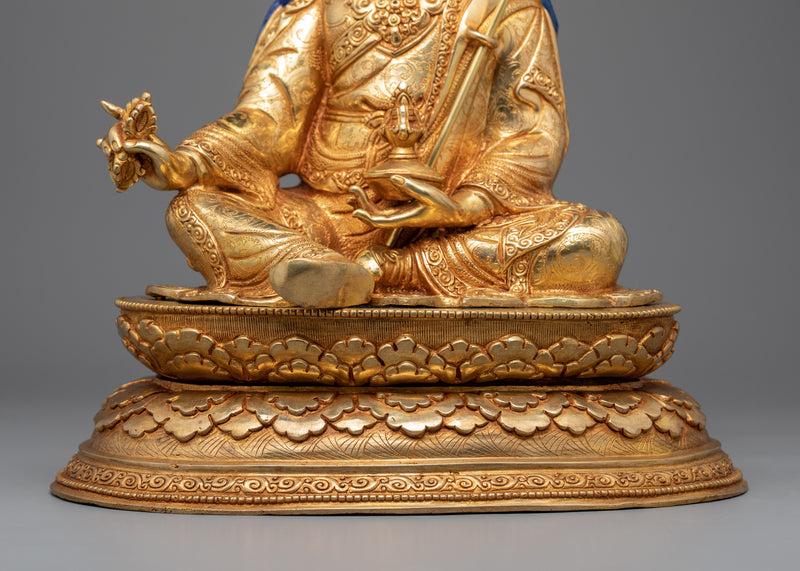 Tibetan Guru Rinpoche Statue | Buddhist Master Padmasambhava Art