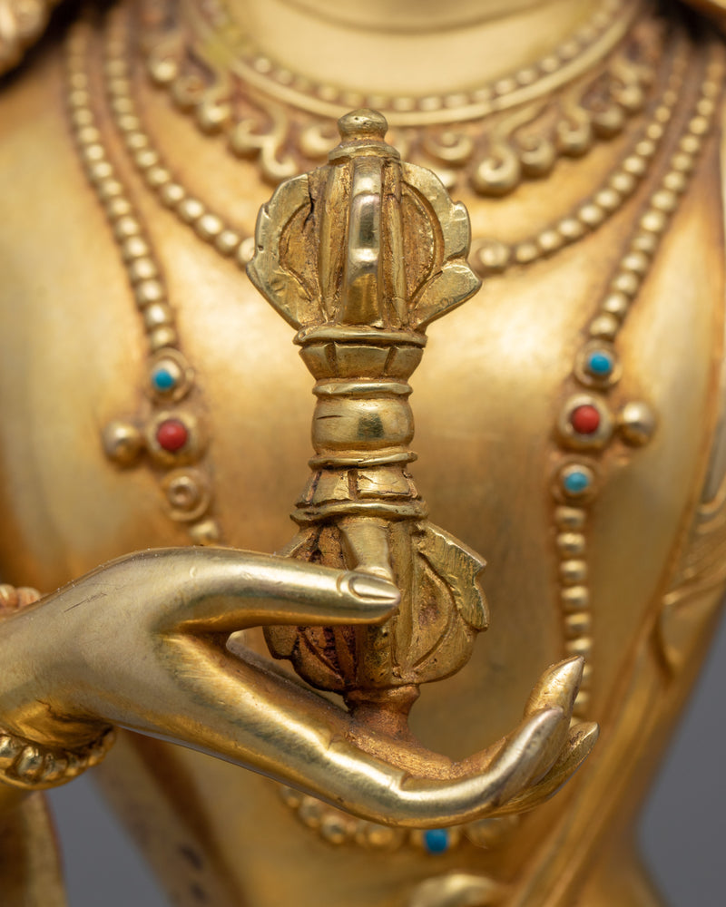 Handcrafted Bodhisattva Vajrasattva Statue | Himalayan Buddhist Art