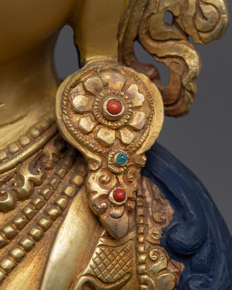 Handcrafted Bodhisattva Vajrasattva Statue | Himalayan Buddhist Art