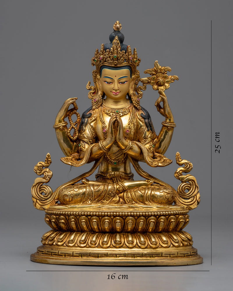 Statue of Bodhisattva Deities | Handmade Sculpture of Nepal