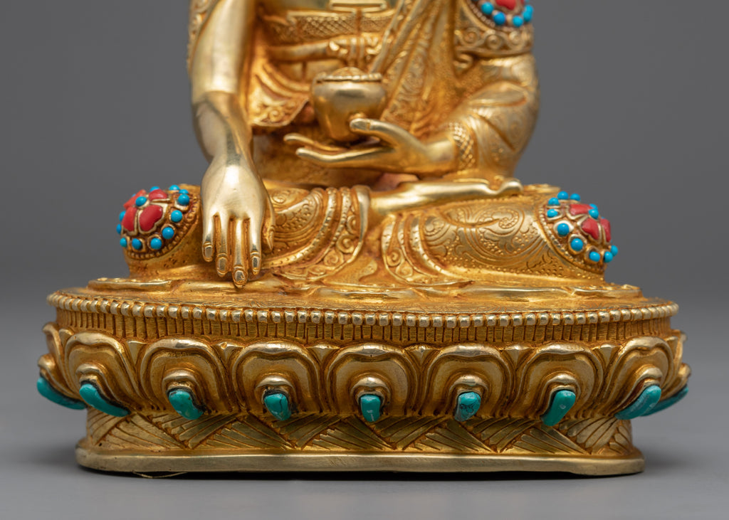 Gautam Buddha Small Statue Traditional Himalayan Artwork