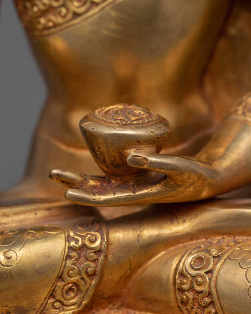 Buddha Shakyamuni Seated in Meditation | Handmade Sculpture