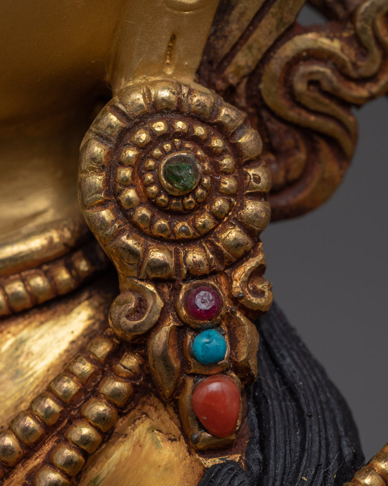 Tibetan Vajrasattva  Bodhisattva Sculpture | Traditional Himalayan Art