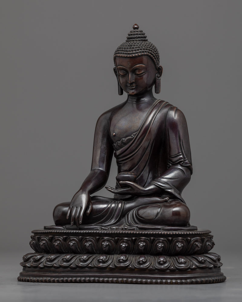 Namo Shakyamuni Buddha Statue | Traditional Buddhist Art of Historic Buddha