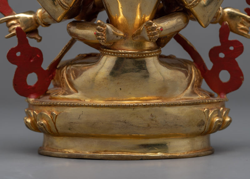 Guhyasamaja Akshobyarajra Statue | Handcrafted Buddhist Statue for Meditation