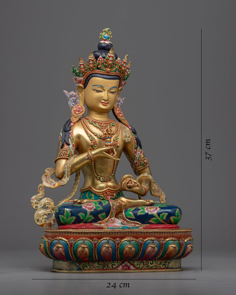 Bodhisattva Vajrasattva Statue for Meditation and Ritual | Traditional Buddhist Artwork