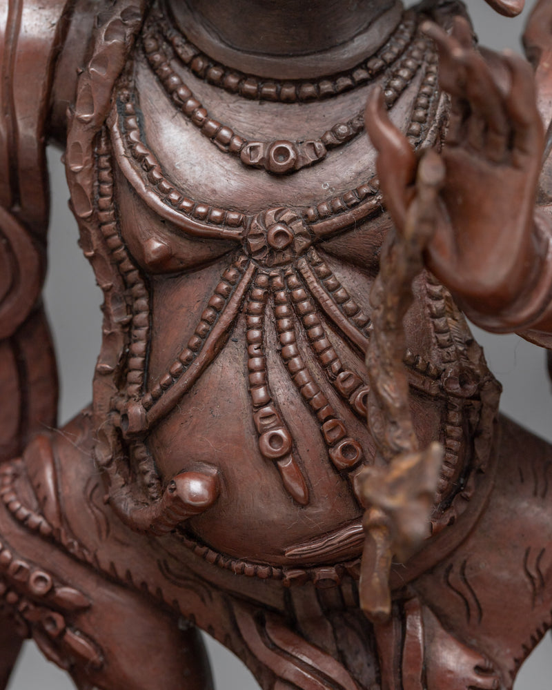 Vajrapani Bodhisattva Statue | Traditional Himalayan Buddhist Artwork