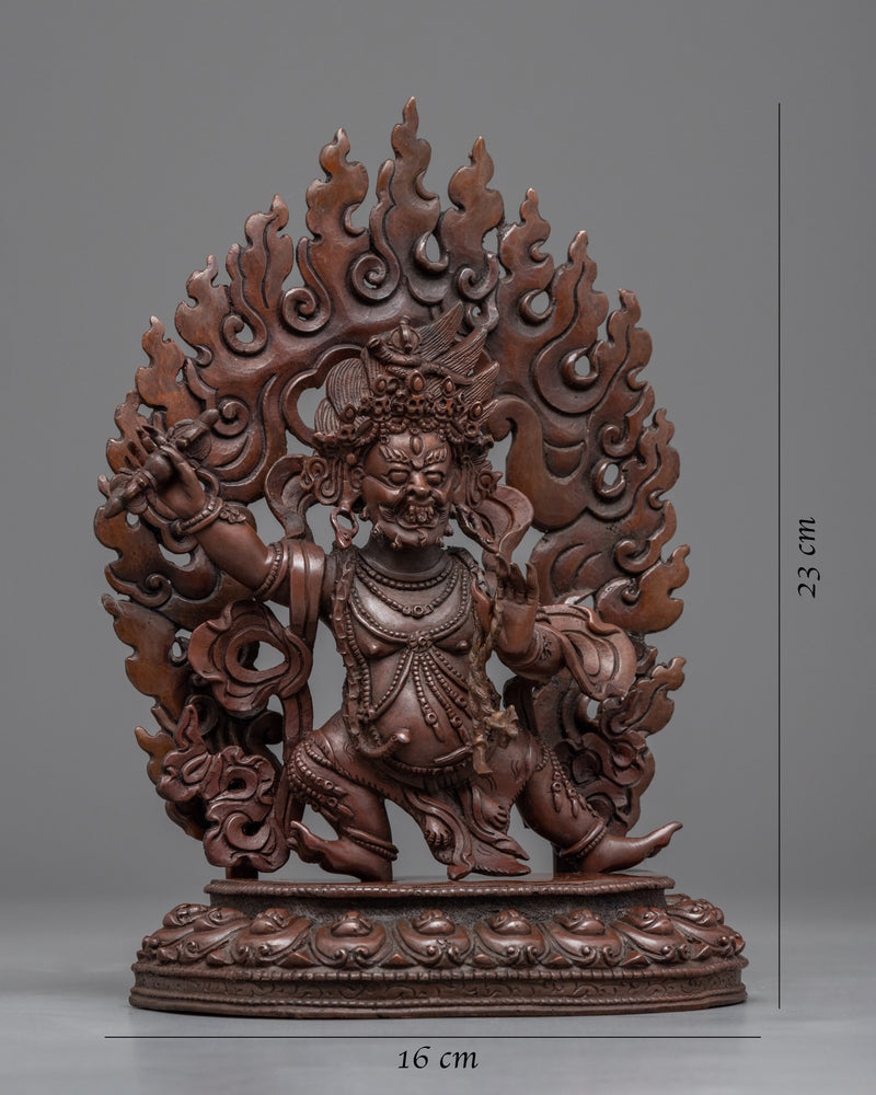 Vajrapani Bodhisattva Statue | Traditional Himalayan Buddhist Artwork