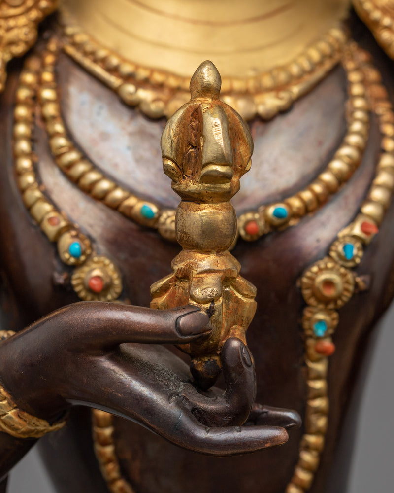 Bodhisattva Vajrasattva Statue | Handcrafted Buddhist Statue for Meditation