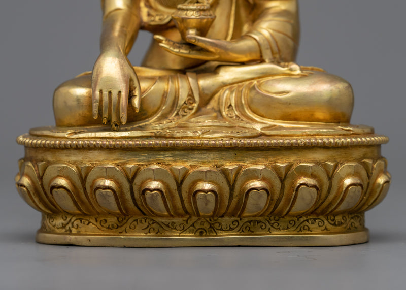 Buddha Shakyamuni Statue for Meditation | Traditional Handcrafted Buddhist Art