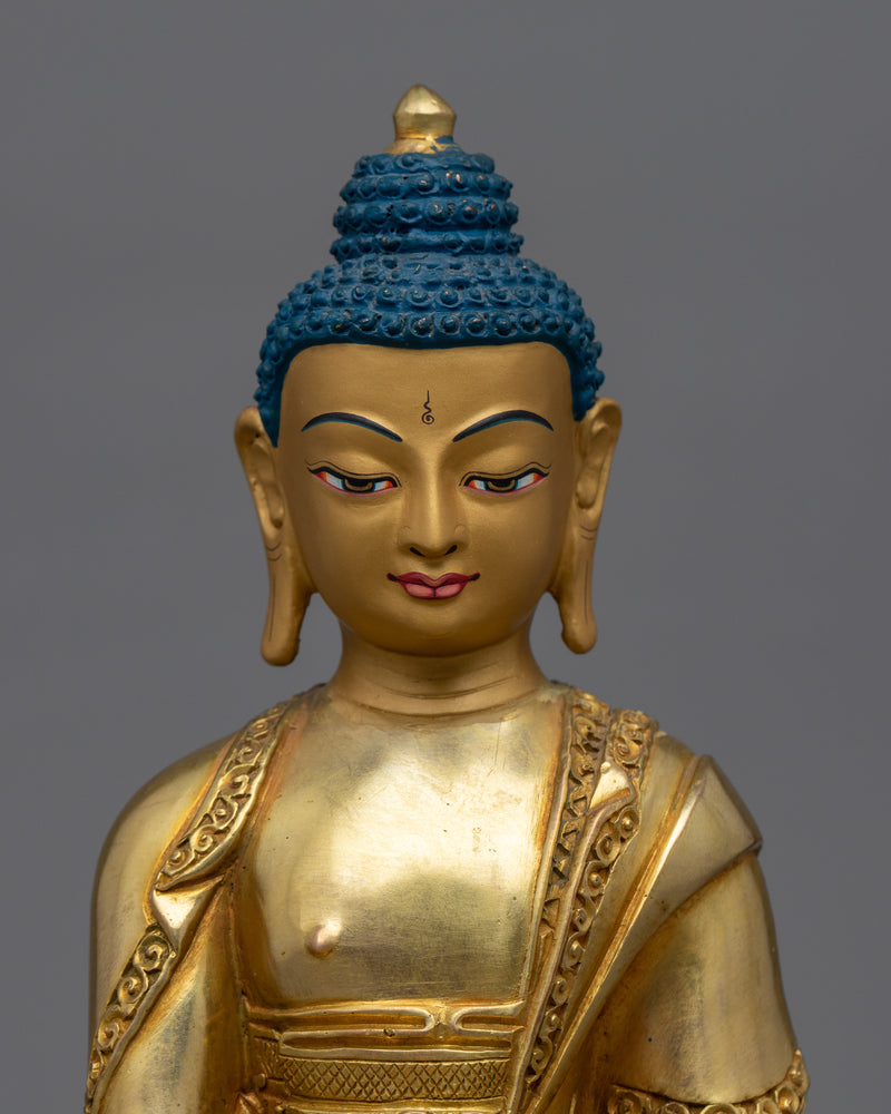 Buddha Shakyamuni Statue for Meditation | Traditional Handcrafted Buddhist Art