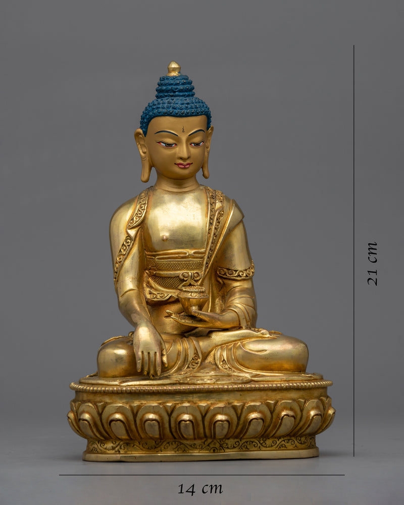 Buddha Shakyamuni Statue for Meditation | Traditional Handcrafted Buddhist Art