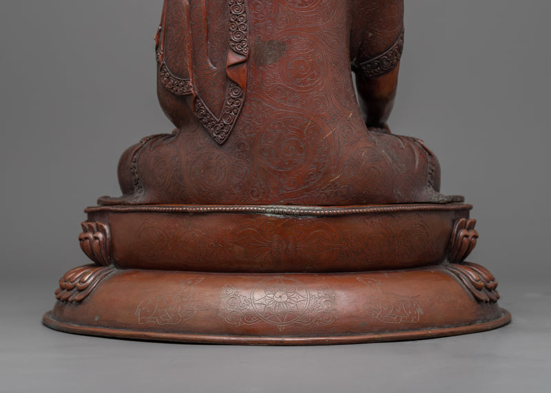 Shakyamuni Buddha Statue for Spirituality | Traditional Buddhist Himalayan Art