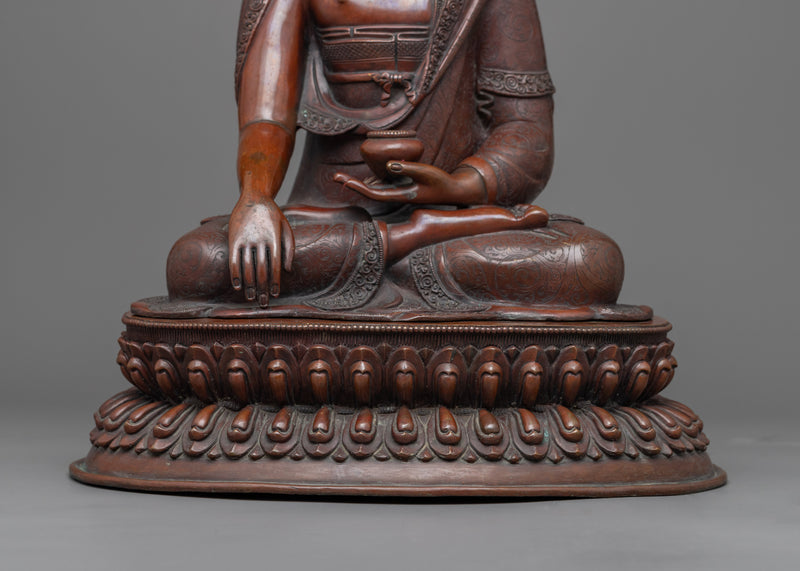 Shakyamuni Buddha Statue for Spirituality | Traditional Buddhist Himalayan Art