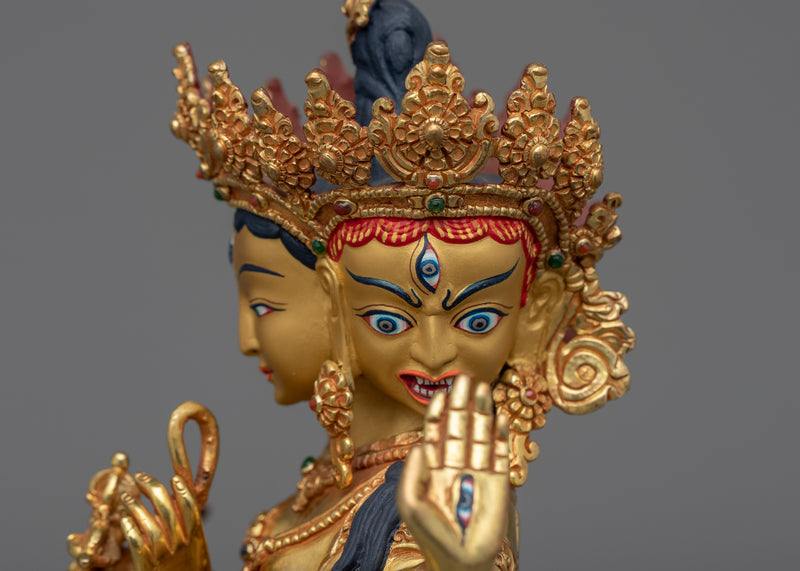 Namgyalma with Three Faces Statue | Dakini of Longevity Sculpture