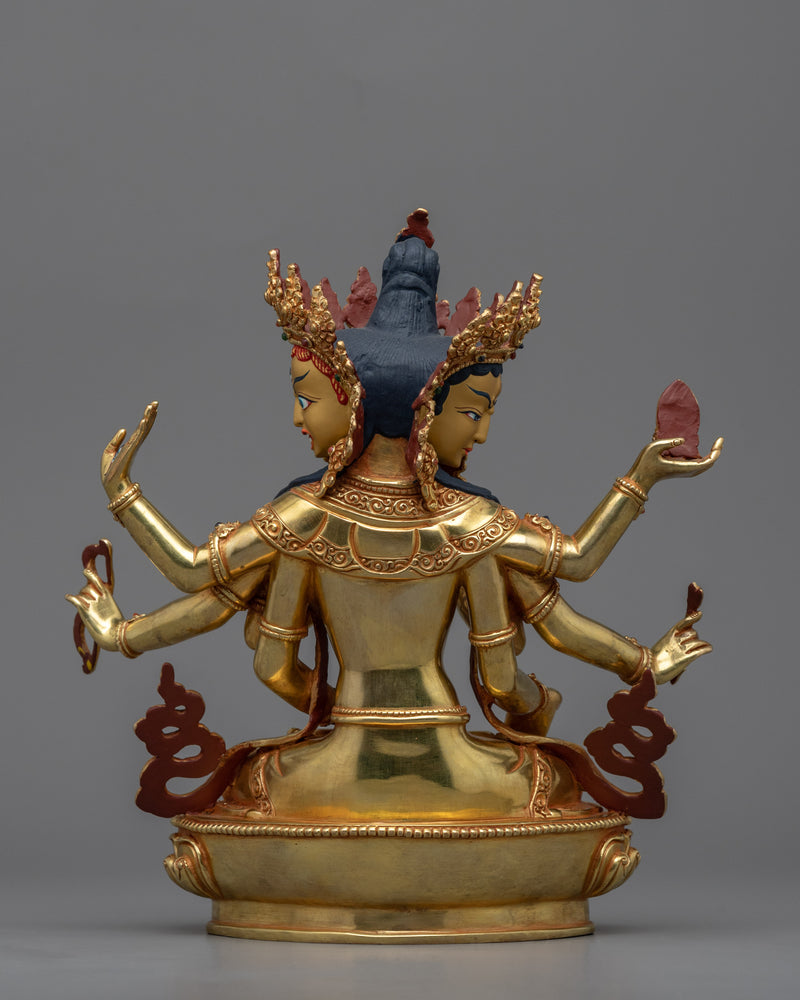 Namgyalma with Three Faces Statue | Dakini of Longevity Sculpture