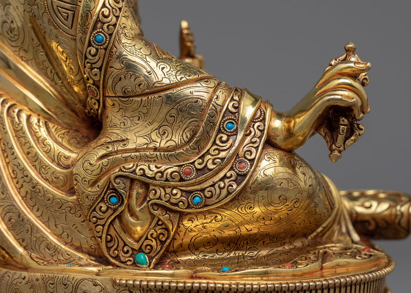 Guru Rinpoche Art | Tibetan Style Buddhist Artwork for Buddhist Altar