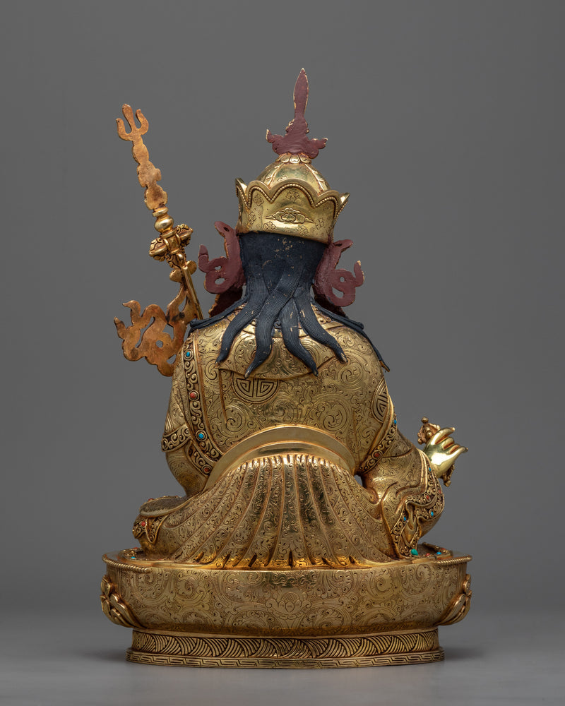 Guru Rinpoche Art | Tibetan Style Buddhist Artwork for Buddhist Altar