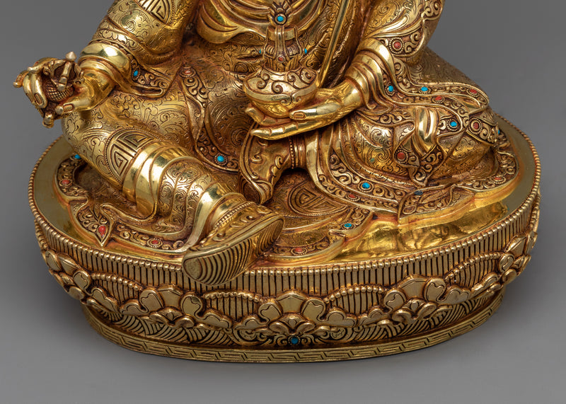 Guru Rinpoche Art | Tibetan Style Buddhist Artwork for Buddhist Altar