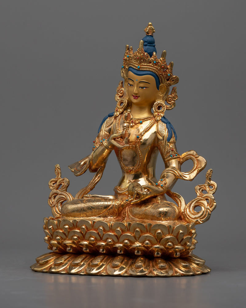 Vajra Satva Gold Gilded Art | Nepalese Beautiful Statues