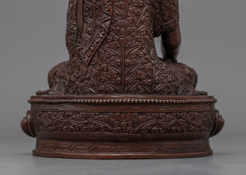 Tibetan Shakyamuni Buddha Statue | Traditional Tibetan Style Buddhist Statue
