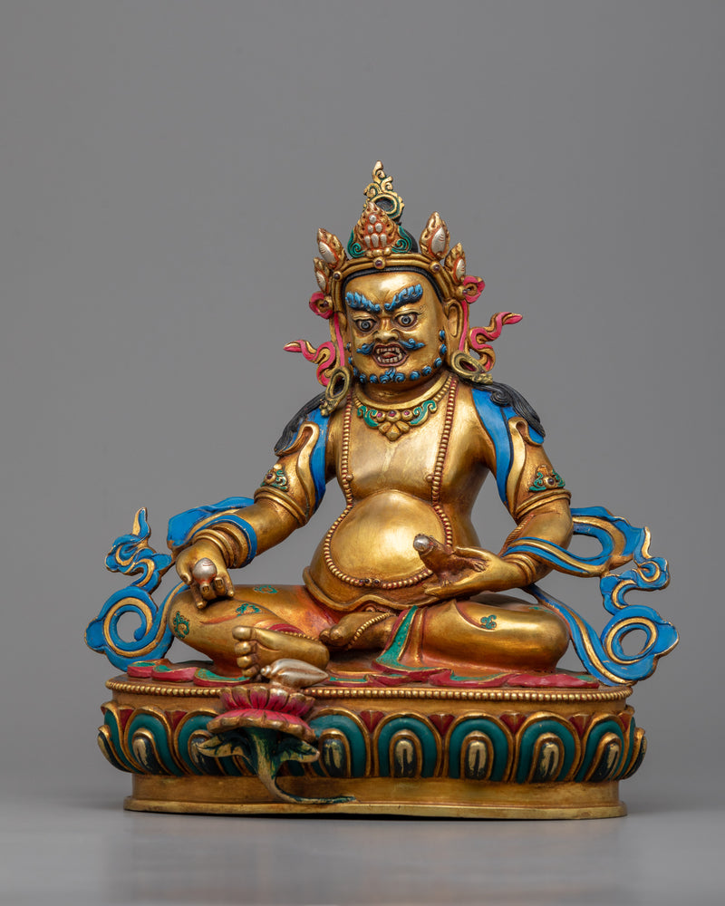 Jambhala Statue for Prosperity | Buddhist Deity of Wealth and Prosperity, Dzambhala