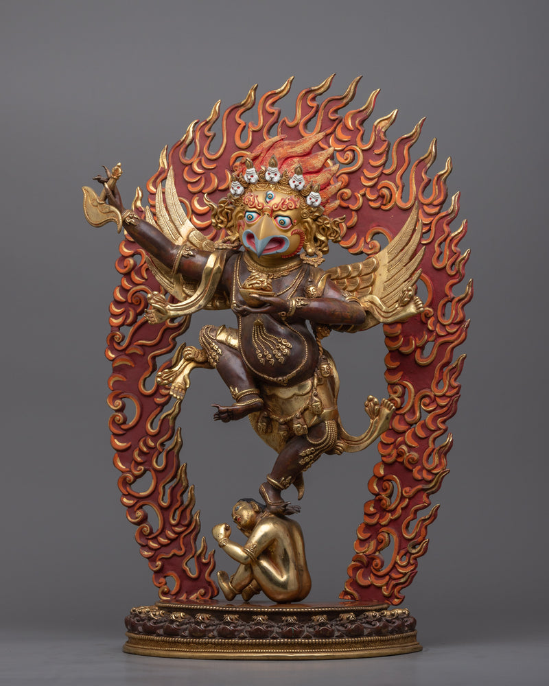 Garuda Statue for Buddhist Altar | God of Strength and Vigilance