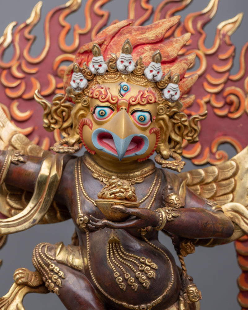 Garuda Statue for Buddhist Altar | God of Strength and Vigilance