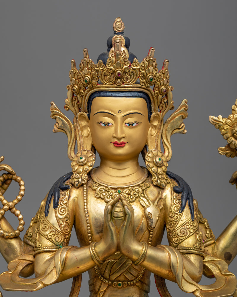 Magnificent Buddhist Avalokiteshvara Statue | Invoke the Compassion of Chenrezig