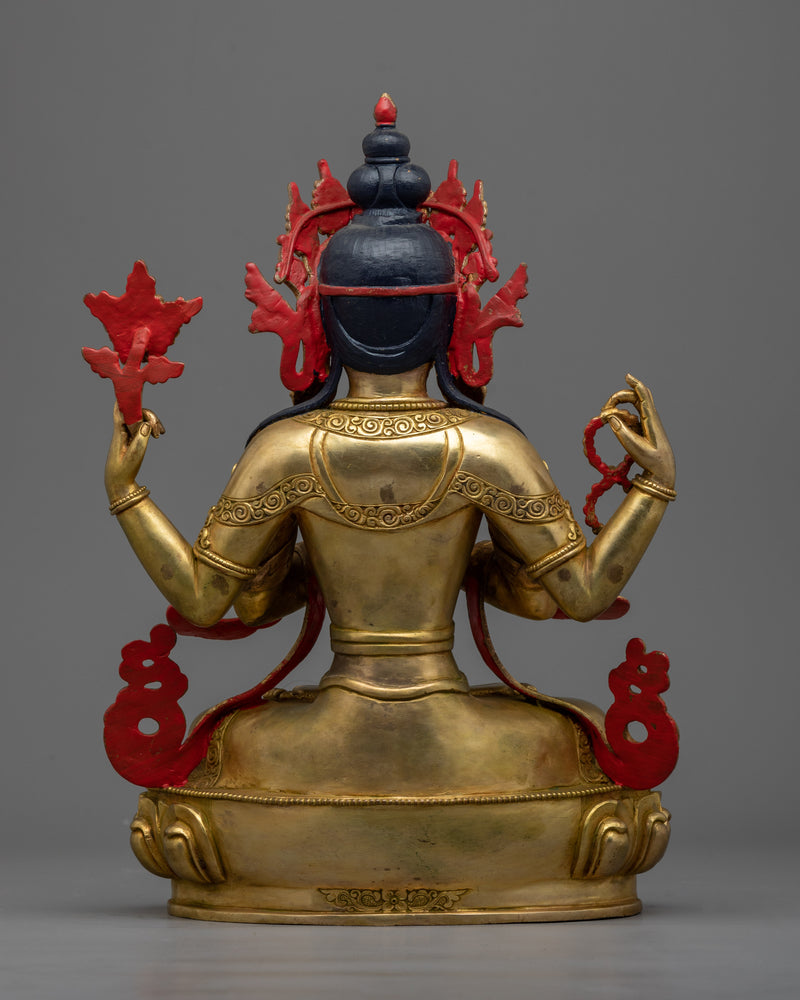 Magnificent Buddhist Avalokiteshvara Statue | Invoke the Compassion of Chenrezig