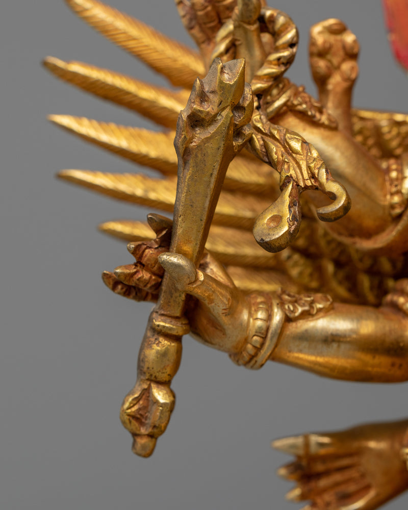 Discover the Wrathful Wisdom of Hayagreeva | The Majestic Golden Statue