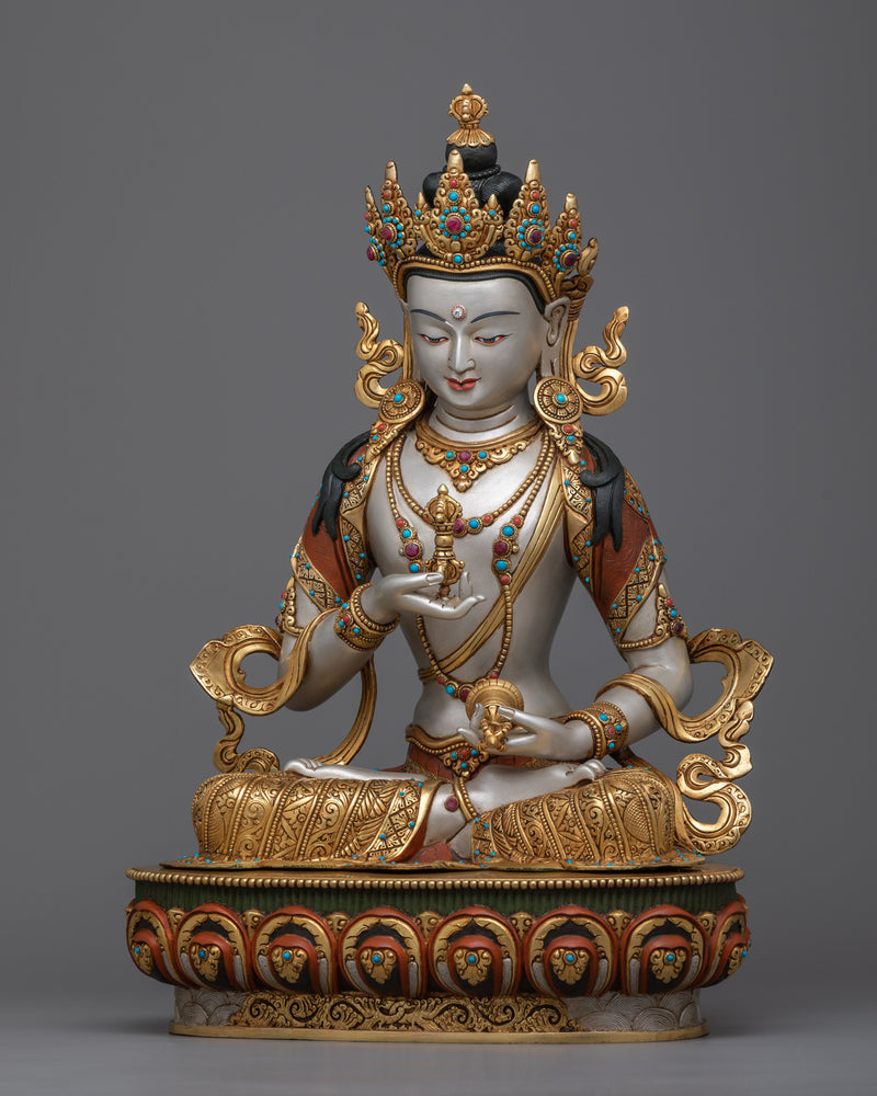 Vajrasattva Mantra Practice Statue | Traditional Tibetan Style Buddhist Statue