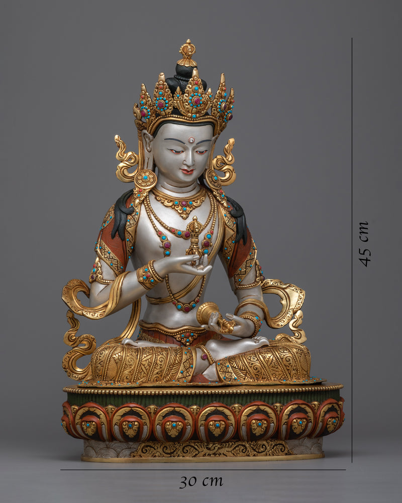 Vajrasattva Mantra Practice Statue | Traditional Tibetan Style Buddhist Statue