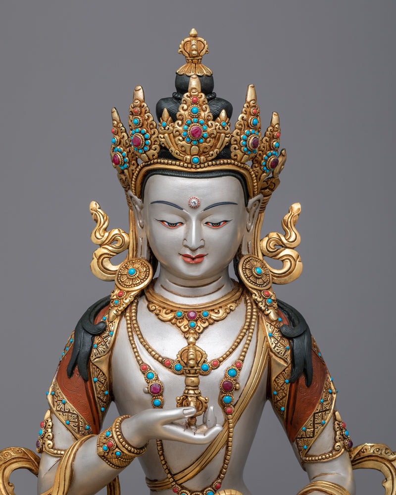 Vajrasattva Mantra Practice Statue | Traditional Tibetan Style Buddhist Statue