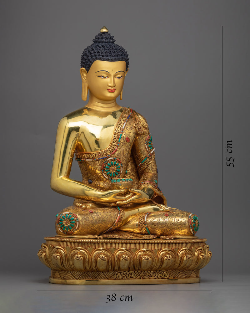 Namo Amitabha: The Buddha of Immeasurable Light and Life | Himalayan Handcrafted Statue