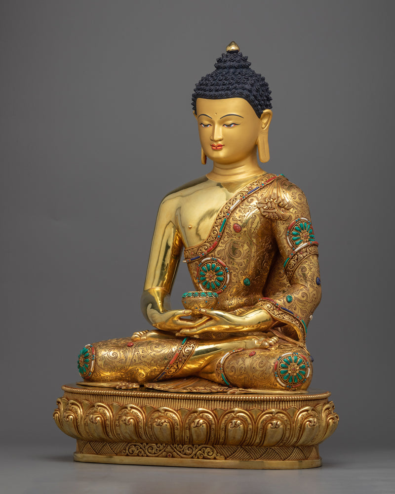 Namo Amitabha: The Buddha of Immeasurable Light and Life | Himalayan Handcrafted Statue