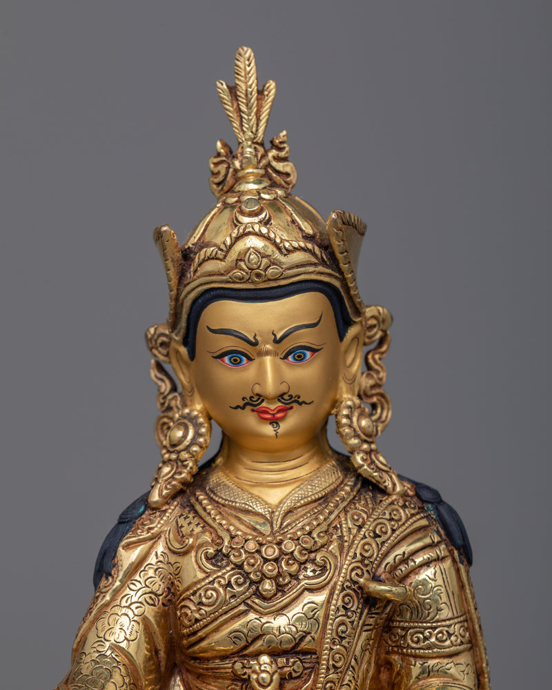 Guru Rinpoche Mantra Practice Statue | Padmasambhāva, "Born from a Lotus"