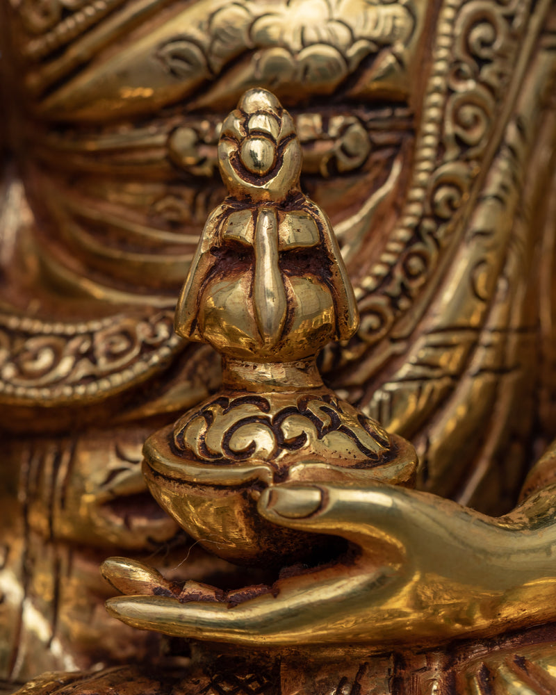 Guru Rinpoche Mantra Practice Statue | Padmasambhāva, "Born from a Lotus"