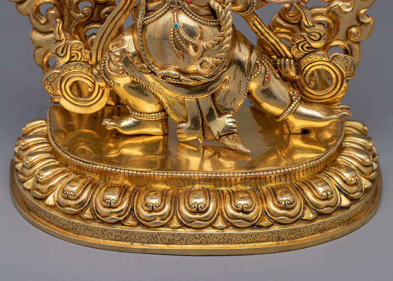 Vajra Thunderbolt Holder Vajrapani Statue | The Protector and Guide of the Buddha